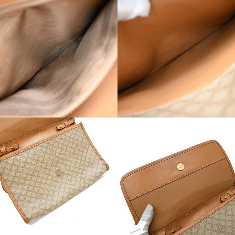 CELINE Macadam Pattern Crossbody 2Way Shoulder Clutch Bag PVC Leather BN 67KB426 - Picture 12 of 16